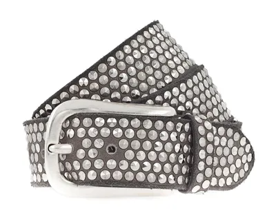 Zdjęcie produktu dla pasek b.belt Zoe z ćwiekami W95 Taupe