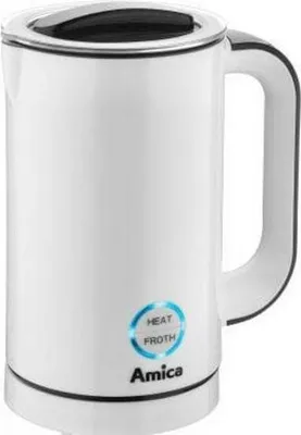 Zdjęcie produktu dla Spieniacz do mleka Amica FD 3011, 450 ml, 3 programy, biały/czarny