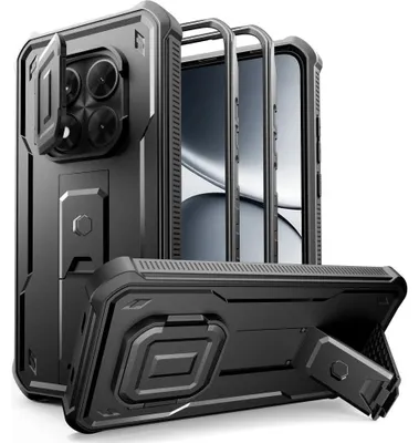 Produktbild von Handyhülle für Xiaomi Redmi Note 15 Pro 5G, Tech-Protect Polyamid Cam Plus 2-Set, Schwarz
