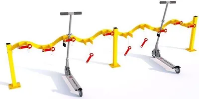 Immagine prodotto di Supporto per scooter Supporto in metallo Supporto per scooter Supporto in acciaio per scooter resistente alle intemperie
