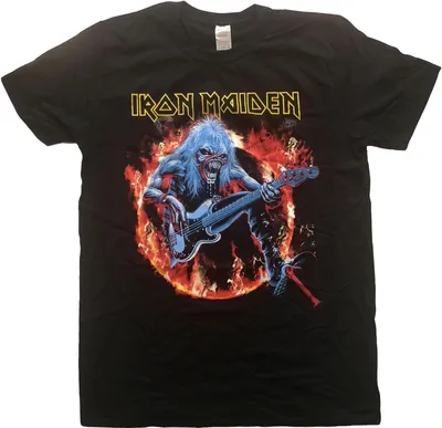Produktbild von Iron Maiden - "Fear Live Flames" T-Shirt für Herren/Damen Uni RO480 (XL) (Schwarz)