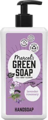 Produktbild von Marcel's Green Soap - Handseife - Lavendel & Rosmarin - Für den täglichen Gebrauch - 500 ml - 1 Stück