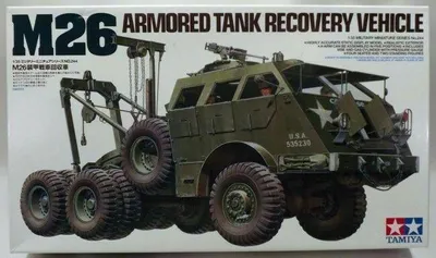 Obrázek produktu pro Obrněné vozidlo pro obnovu tanku Tamiya M26 - měřítko 1:35.