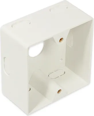 Produktbild von Aufputzgehäuse, 80x80x40mm, perlweiß RAL1013, Good Connections®