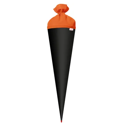 Produktbild von Roth Schultüte 70cm rund Basteltüte schwarz