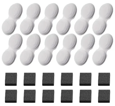 Productafbeelding van Vervangfilterset voor Kattenfontein met 24 Filters en Sponsen