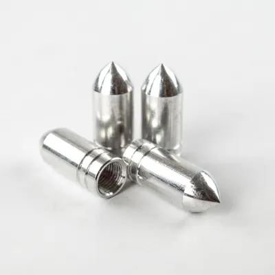 Produktbild von Ventilkappen in Chrom-Optik und Bullet Design 4Stk. aus Aluminium