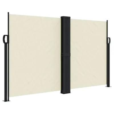 Obrázek produktu pro vidaXL Boční výsuvná markýza krémová 140x1200 cm