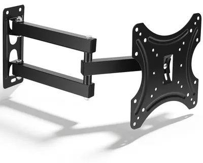 Immagine prodotto di Supporto a parete girevole per televisori da 14-42 pollici - Standard VESA massimo 200x200 mm - Colore: nero