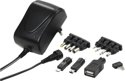 Produktbild von Netzteil für Elektronikgeräte, 3-12V, 2.100mA max. (42171)