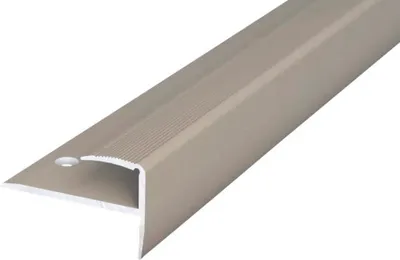 Produktbild von Treppenabschlussprofil Alu edelstahl matt 22x35x2500mm