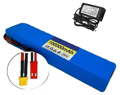 Produktbild von Lithium-Batteriepack, 36V, 20Ah wiederaufladbare Batterie für E-Bikes und Mobilitätsgeräte, XT30-JST-Ladegerät