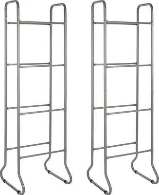 Produktbild von ONVAYA® Universal Kastenständer | 2 Stück | 4 Etagen Kastenregal | Kastenständer