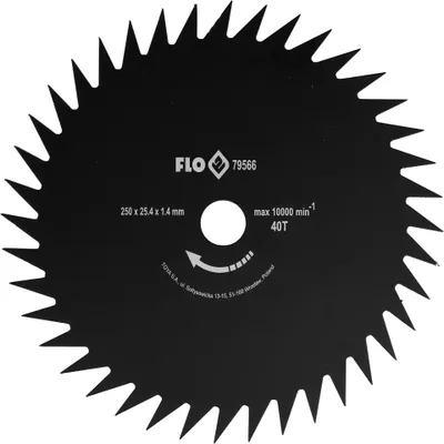 Produktbild von Schräge Zahnscheibe für Motorsense 250 mm, 25,4 mm, 40 Zähne