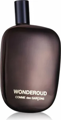 A bottle of COMME des GARÇONS Wonderoud Eau de Parfum.