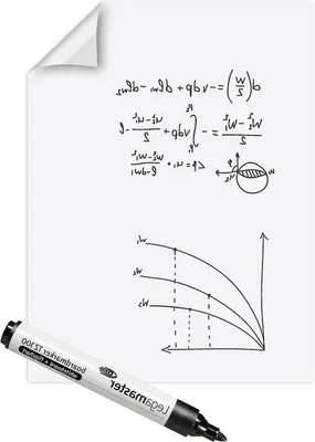 Image de Système de feuilles pour tableau blanc, 25 feuilles, polyvalent