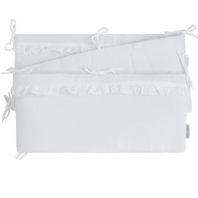 Produktbild von Baby's Only Bett/Laufgitter Nestchen Calm - Weiß - 180x30x4 cm