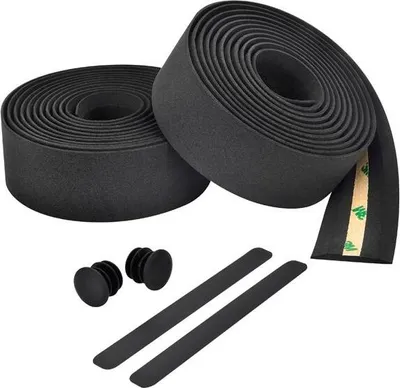 Immagine prodotto di Nastro manubrio Ciclovation Basic Flat Touch 3 mm, 1 paio, nero 3620.31401