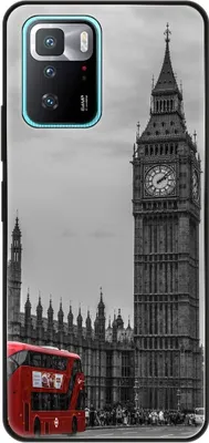 Produktbild von König Design Hülle kompatibel mit Xiaomi Poco X3 GT Kunststoff Soft Handyhülle - Handy Case Big Ben