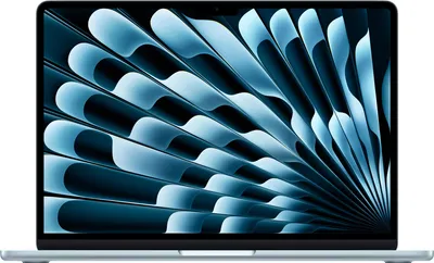 Produktbild von Apple MacBook Air (13", Apple M4 Chip mit 10‑Core CPU und 8‑Core GPU, 16GB Gemeinsamer Arbeitsspeicher, 256 GB) - Himmelblau b100p Zyklen 11