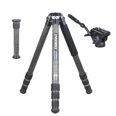 Zdjęcie produktu dla Profesjonalny statyw z włókna węglowego, maksymalne obciążenie 30 kg, wysokość 193 cm, 2 9 kg