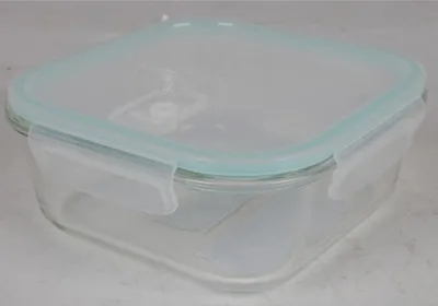 Produktbild von 12 Stück Glas-Frischhaltedose Boxen mit Deckel Gefäße 1,2L mit Dampfventil