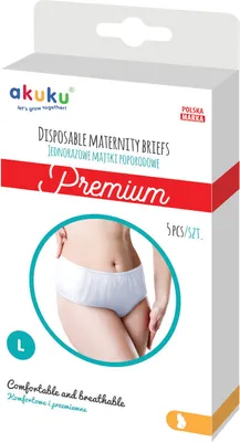 Image de Culotte post-partum jetable Akuku PREMIUM taille. L 5pcs, taille. L