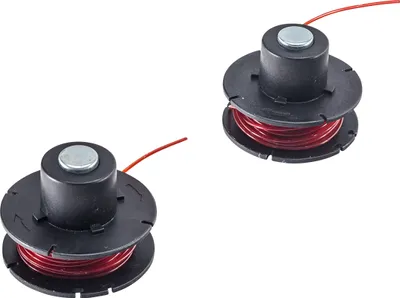 Produktbild von AL-KO Ersatzfadenspule für Grastrimmer GT(A) 4030 und GT(A) 36 Li (4 m, Ø 1,5 mm) 2er Set