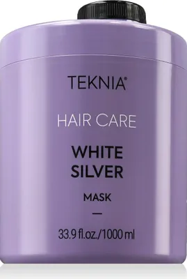 Immagine prodotto di Lakmé Teknia White Silver Mask Maschera neutralizzante per capelli biondo platino e grigi 1000 ml