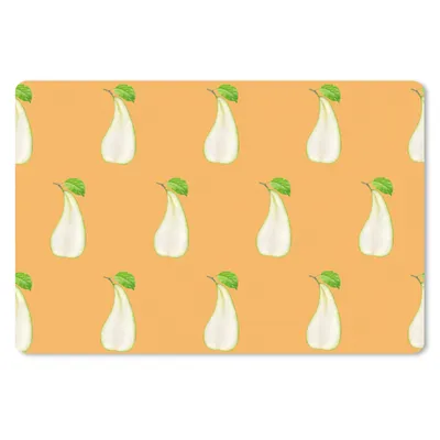 Produktbild von MuchoWow® Schreibtischunterlage Birne - Farben - Muster 60x40 cm - XXL Mauspad - Großes Mauspad