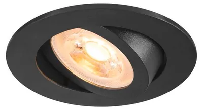 Productafbeelding van Inbouwspot New Tria 68 rond - zwart - GU10