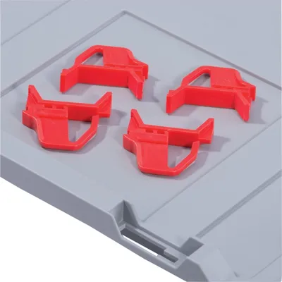 Produktbild von allit Verschluss-Set ProfiPlus EuroBox 4S rot 4er Set