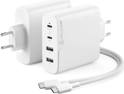 Produktbild von Alogic USB-Ladegerät 4x100 2xUSB-C 2xUSB-A weiß