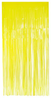 Produktbild von Neonfolienvorhang 200 x 100 cm Partydekoration Girlandenvorhang