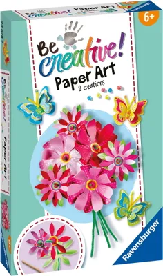 Produktbild von Ravensburger BeCreative Paper Art Flowers & Butterflies, Basteln