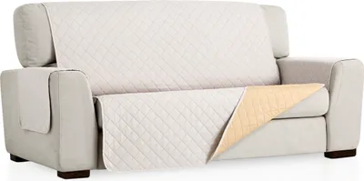 Produktbild von BESTCOVERS Sofabezug Sofaschonbezug Sofa Überwurf Sofa Überdecke Hergestellt in Spanien ( Creme / Beige, 3 Sitzer)