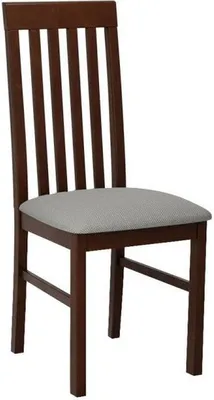 Obrázek produktu pro Čalouněná jídelní židle DANBURY 1 - ořech / šedá