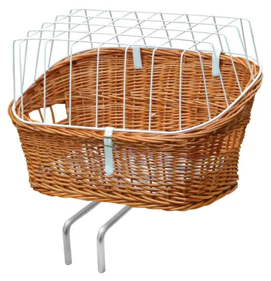 Produktbild von Aumüller Fahrrad-Tierkorb mit Halter, L: 57 cm - Sattelrohrmontage