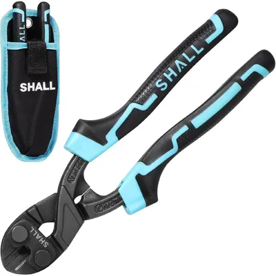 Productafbeelding van Kniptang, 8 inch, mini, ergonomische handgreep, bevestigingsclip. (8-inch bolt cutter)