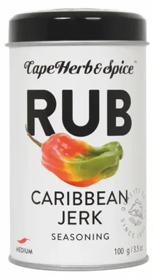 Obrázek produktu pro Směs koření Cape Herb and Spice Caribbean Jerk, pálivá 100g