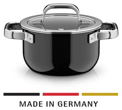 Zdjęcie produktu dla WMF Fusiontec Mineral Pro 05.1864.5290, 2 l, Okrągły, Czarny, Stal nierdzewna, Fusiontec, Stal nierdzewna