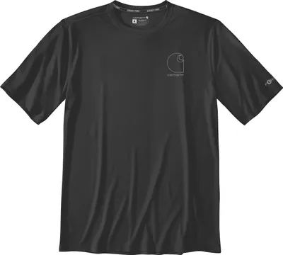 Produktbild von Carhartt 107182 Carhartt Force Sun Defender™ Relaxed Logo T-Shirt  Black L