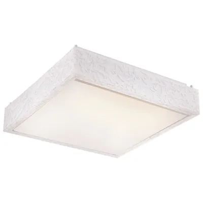 Produktbild von GLOBO Deckenleuchte LED Wohnzimmer Deckenlampe Küche Flur eckig weiß Nachbildung 41677
