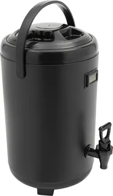Produktbild von Getränkespender - Isolierter Behälter aus Edelstahl mit Thermometer - Fassungsvermögen 10 l (2,64 gal) - Für heiße und kalte Getränke