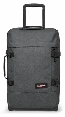 Produktbild von Eastpak Tranverz S Kabinentrolley 42L (51 x 32,5 x 24 cm), robuster Koffer mit Rollen, leichtes Handgepäck mit 2 Fächern, Teleskopgriff & TSA-Schloss - Black Denim