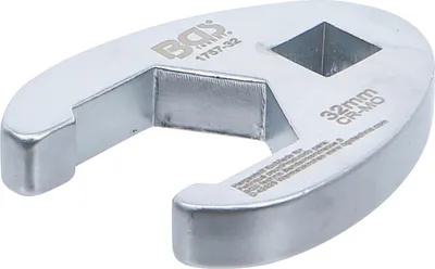 Produktbild von BGS 1757-32 | Hahnenfußschlüssel | Innenvierkant 12,5 mm (1/2") | SW 32 mm