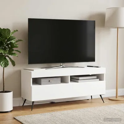 Produktbild von Möbel LED-TV-Schrank Weiß Holzwerkstoff - TV-Schränke &23718