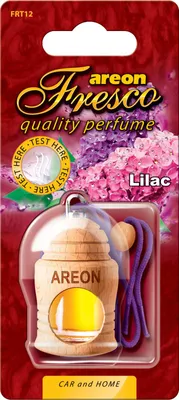 Produktbild von Duftdose Duftbaum Lufterfrischer Flieder 2x Original Areon FRESCO Autoparfüm