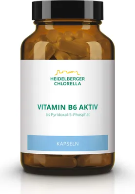 Produktbild von Heidelberger Chlorella Vitamin B6 Kapseln, 120 St. Kapseln