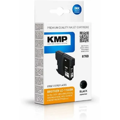 Produktbild von KMP B78B Tintenpatrone schwarz kompatibel m. Brother LC-1100 BK